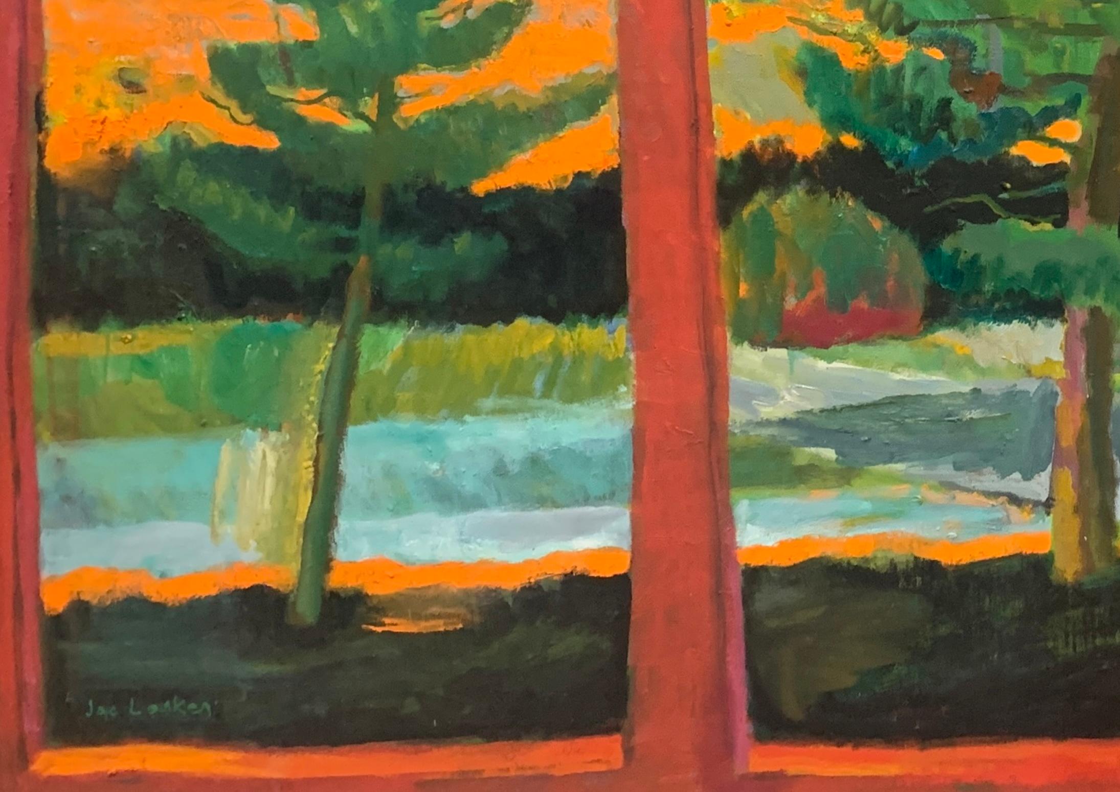 The Window - Painting de Joe Lasker