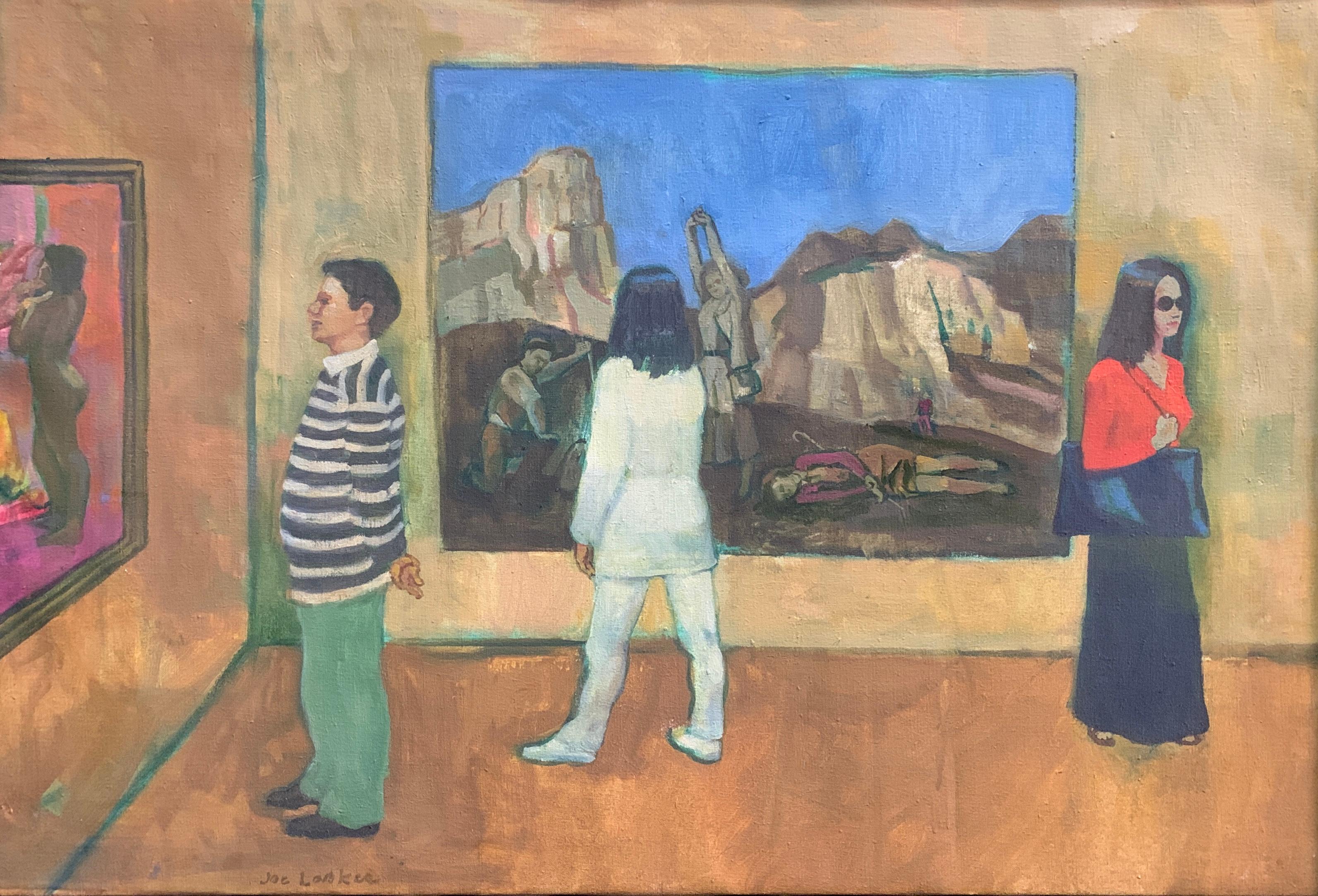 Joe Lasker Figurative Painting – The Mountain