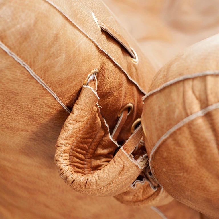 Joe Leather Baseball Glove Chair by Poltronova at 1stDibs