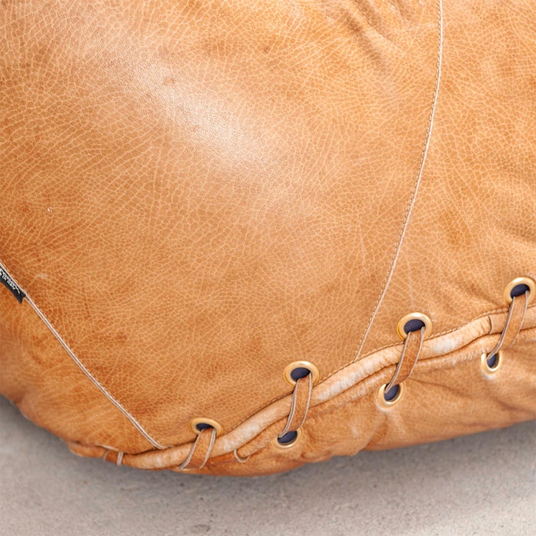 Joe Leather Baseball Glove Chair by Poltronova at 1stDibs