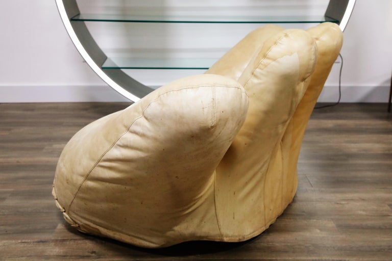 'Joe' Lounge Chair by De Pas, D’Urbino, Lomazzi for Poltronova, 1970s, Signed For Sale 2