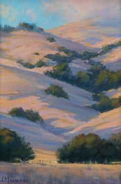 "Up Into the Hills" a Painting of a Hillside During Daytime by Joe Mancuso