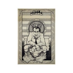 The “Smile, Things Could Be Worse” caricature poster by Joe Petagno - Nixon