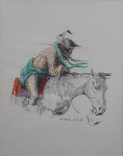 "INDIAN PORTRAIT" NATIVE AMERICAN "Wind Talker"