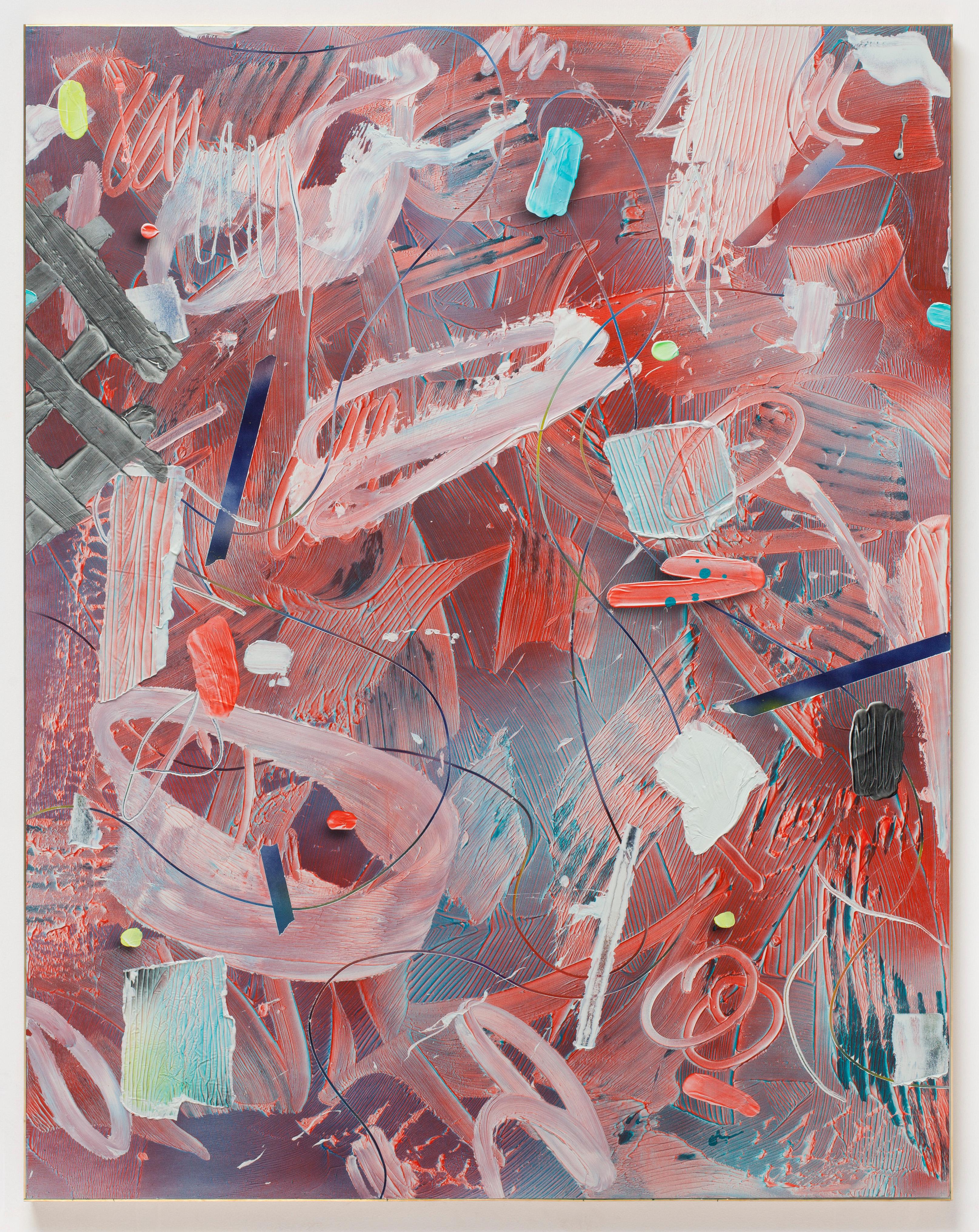 Joe Reihsen Abstract Painting – Joe auf dem Ziel