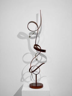 "City Lights, " Abstract Stainless Steel Sculpture
