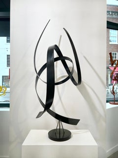 "Late Night Drive, " Abstract Steel Sculpture