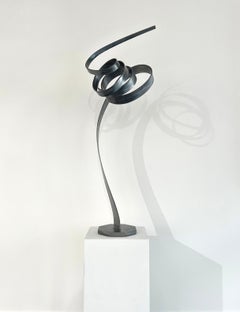 "Vortex," Abstract Steel Sculpture