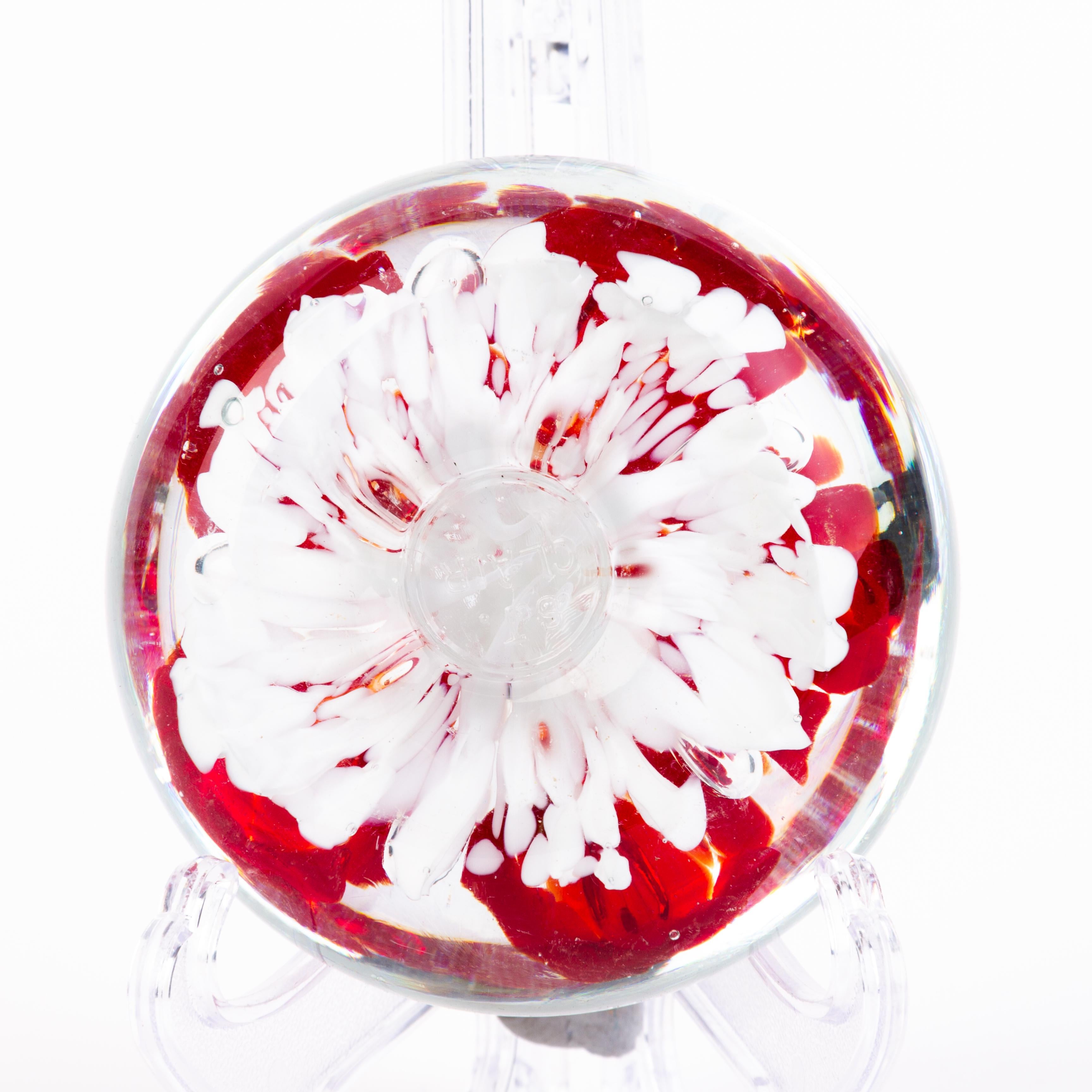Joe St Clair Designer Blown Glass Desk Paperweight In Good Condition In Nottingham, GB