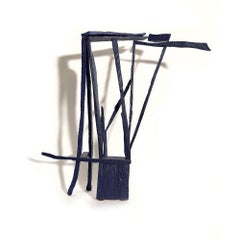 Ringolevio, abstract geometric wooden sculpture