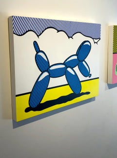 "Happy Accident - "Lichtenstein style Koons Balloon Dog "