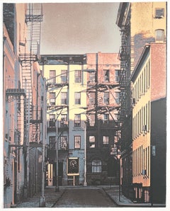 Otoño en Nueva York, conjunto de grabados Oráculo Délfico de la Tate Gallery 1980