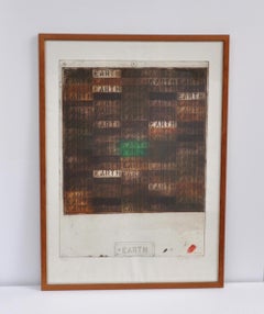 "Earth", signed Etching