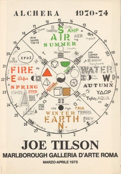 Joe Tilson 'Galería Marlborough Roma' 1975- Litografía offset