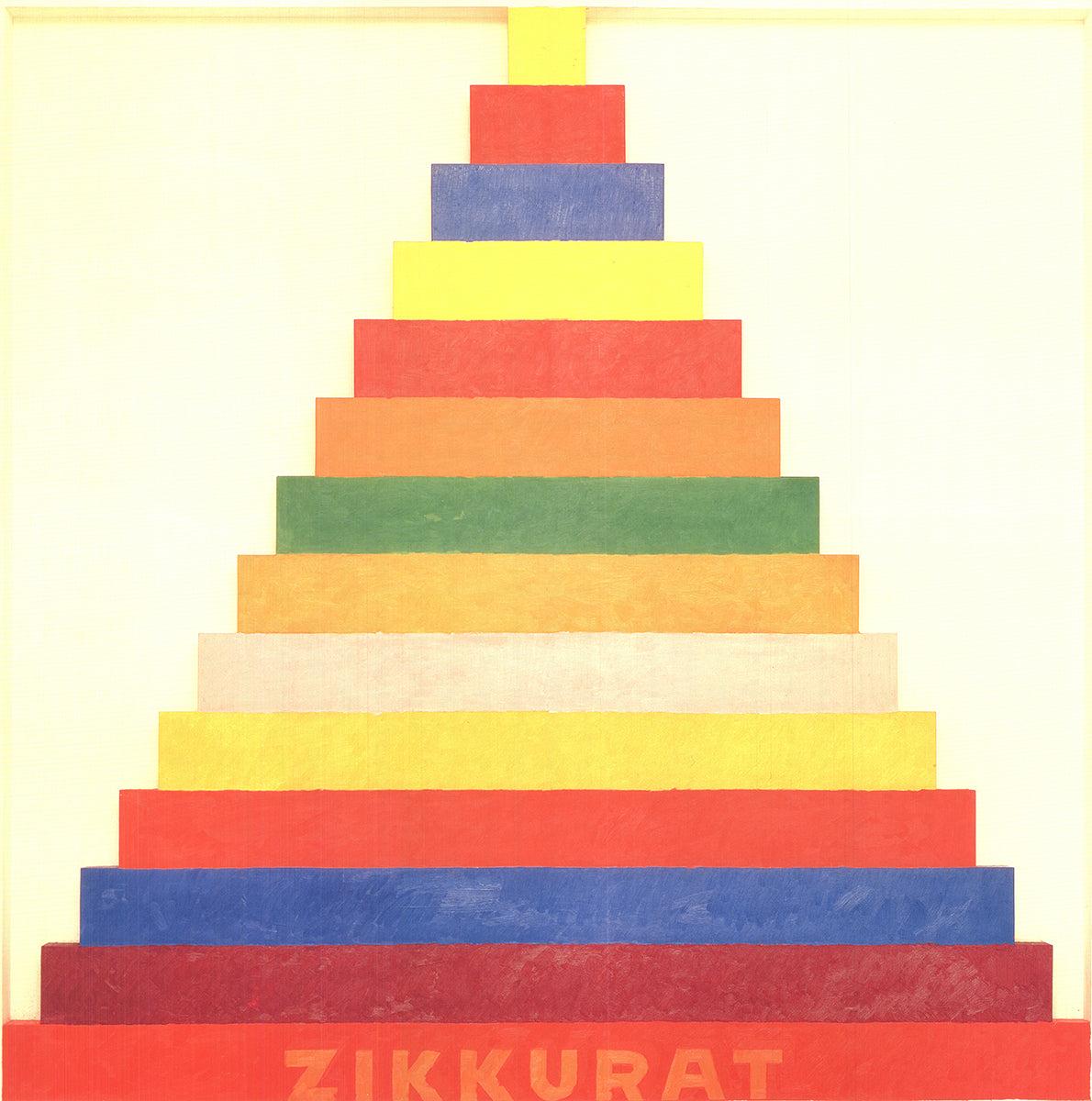 Joe Tilson 'Zikkurat' 2012- Offset Lithograph For Sale 1