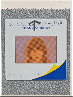 Transparency, stampa firmata/N in edizione limitata del pionieristico artista pop britannico