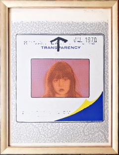 Transparence, impression en édition limitée signée/N du pionnier britannique du Pop Artist