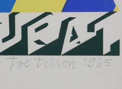 «Ziggurat 3», serigrafía de arte pop firmada por Joe Tilson