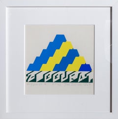 «Ziggurat 3», serigrafía de arte pop firmada por Joe Tilson