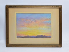 Southwestern Desert Sunset Landscape by Joe Waano-Gano