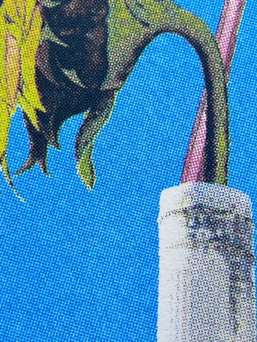 Flower Station - Flower Art - Battersea Power Station - Print by Joe Webb