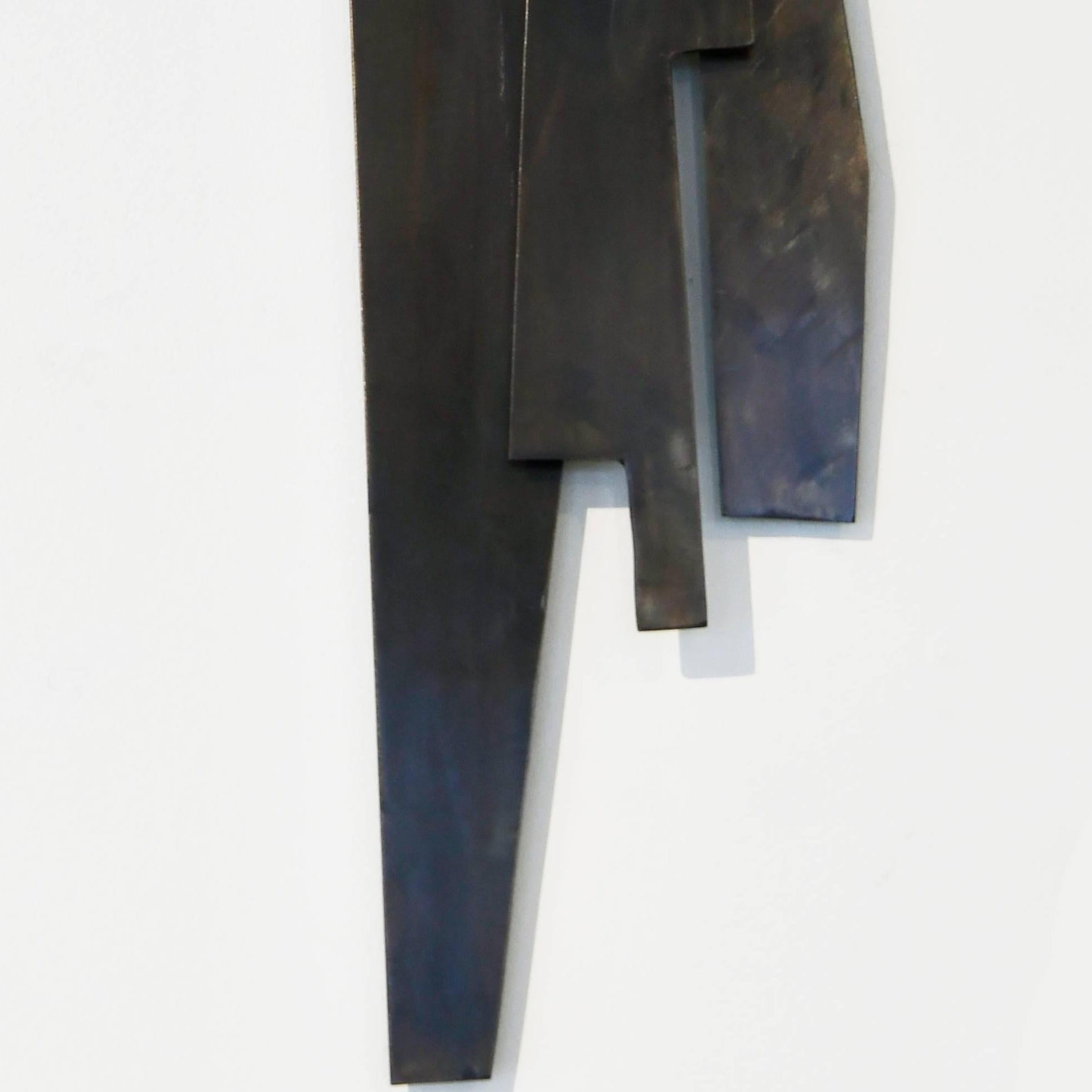 The Ancestor - Gray Abstract Sculpture by Joe Wheaton