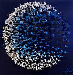 Blauer fliegender Mond