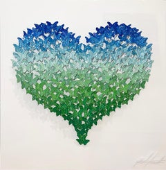 Blue/Green Gradient Heart