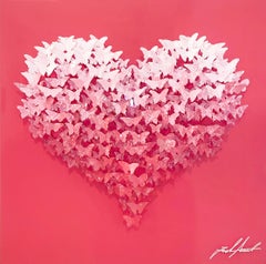 Heart-a-Flutter (Rosa Gradient)