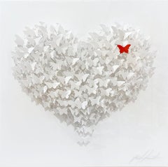 Heart-a-Flutter (White)