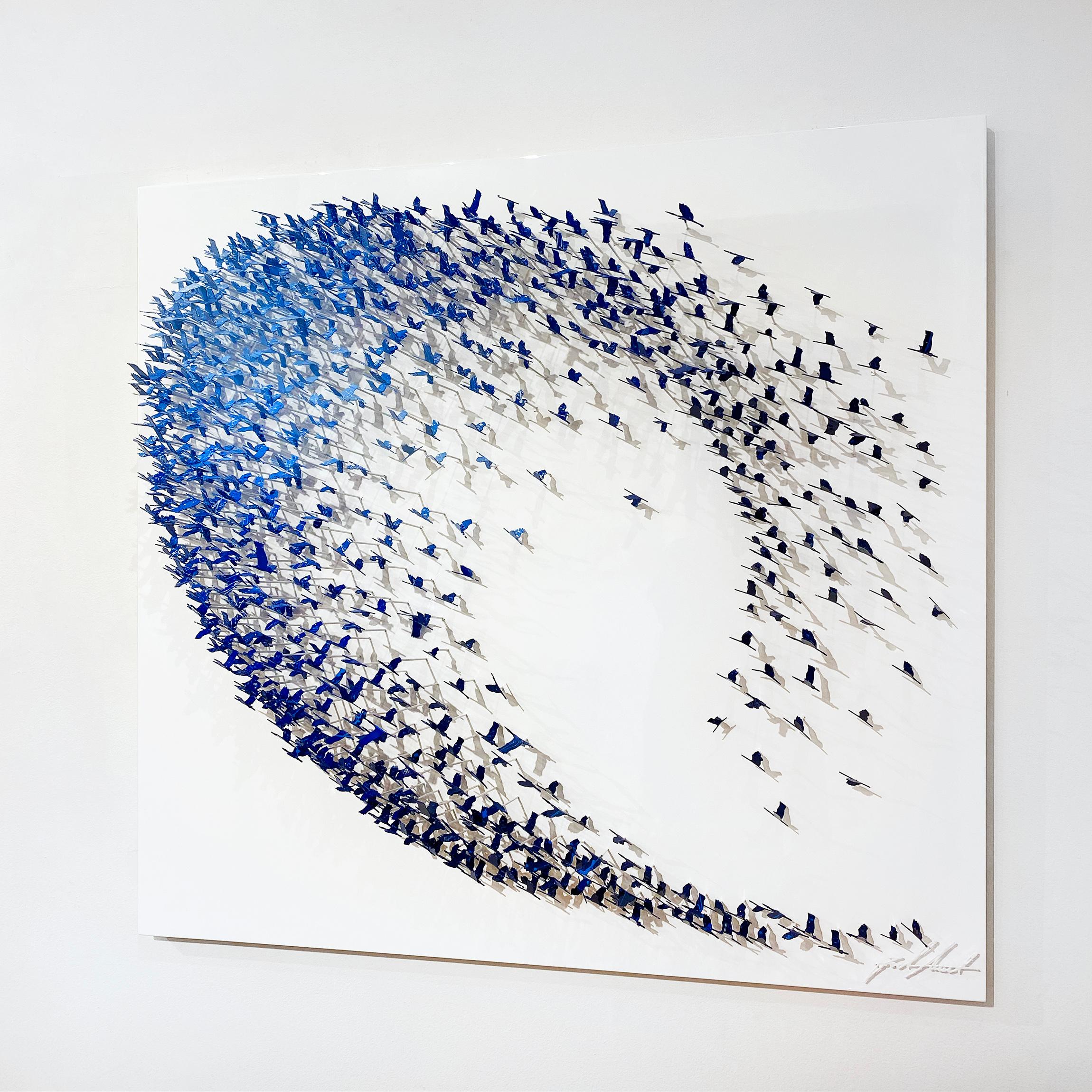 Wave - Contemporary Mixed Media Art by Joel Amit