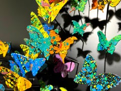 "Hamsa", 3D Mixed Medium Metal Wall Sculpture