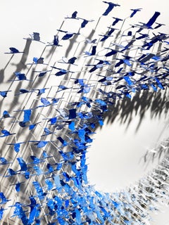 Infinity, Mixed Media Metal Wall Sculpture