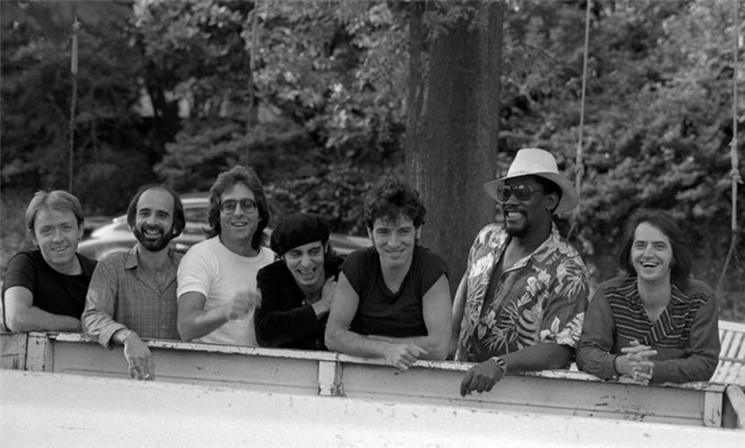 Joel Bernstein Black and White Photograph - Bruce Springsteen & the E-Street Band, 1979