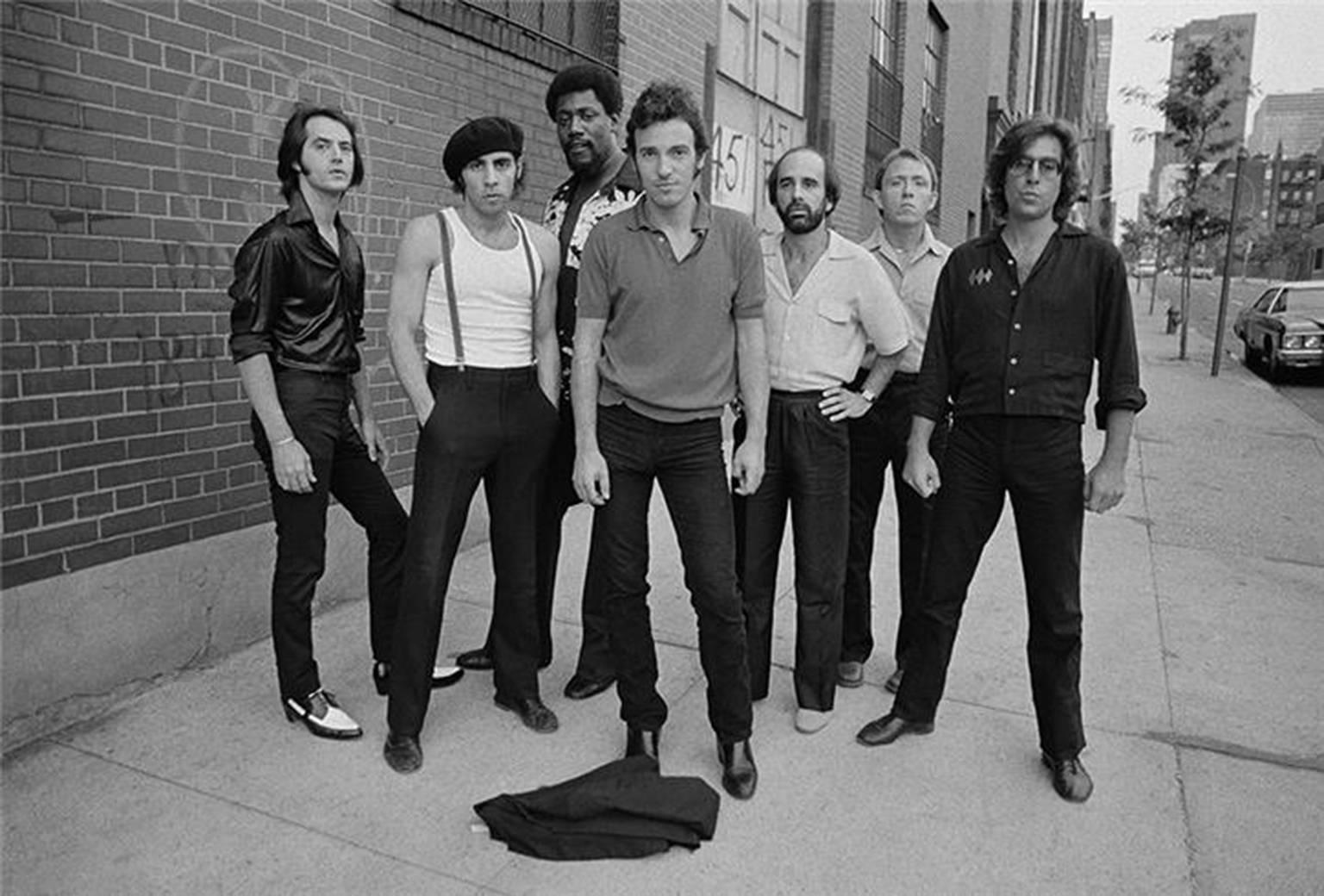 Joel Bernstein Black and White Photograph - Bruce Springsteen & the E Street Band, 1979