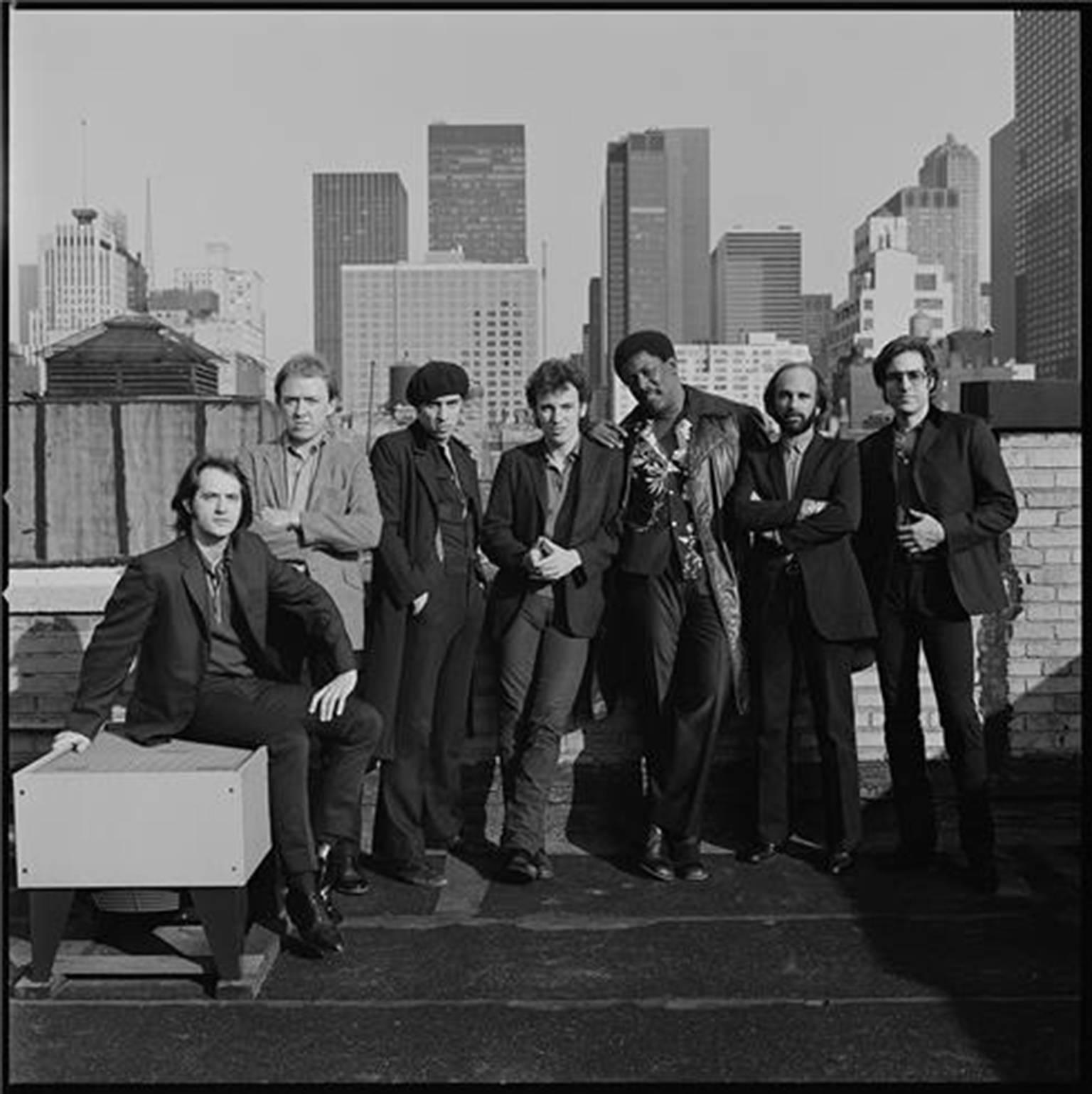 Joel Bernstein Portrait Photograph - Bruce Springsteen & The E Street Band, NYC 1980