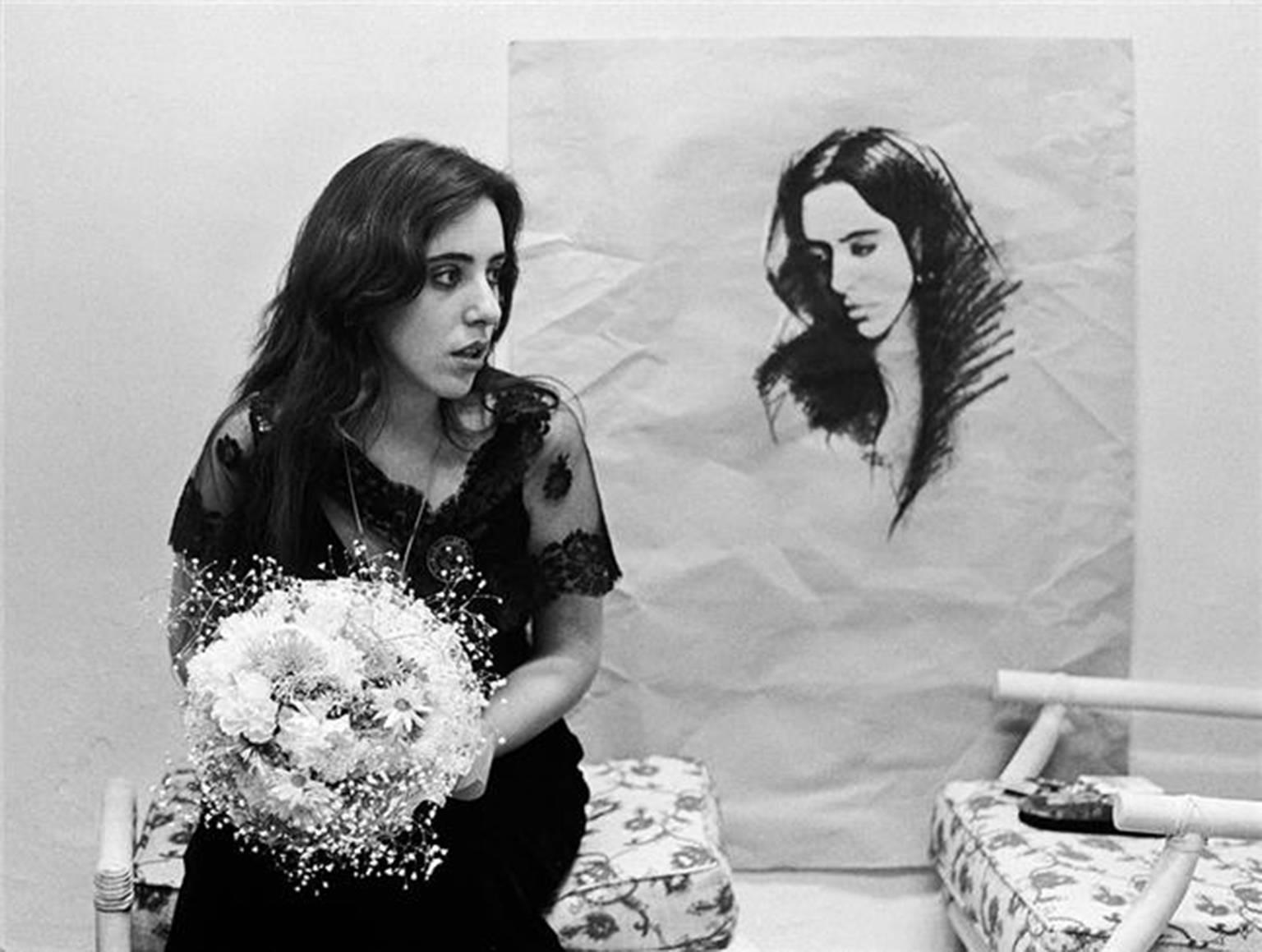 Joel Bernstein Black and White Photograph - Laura Nyro, 1969