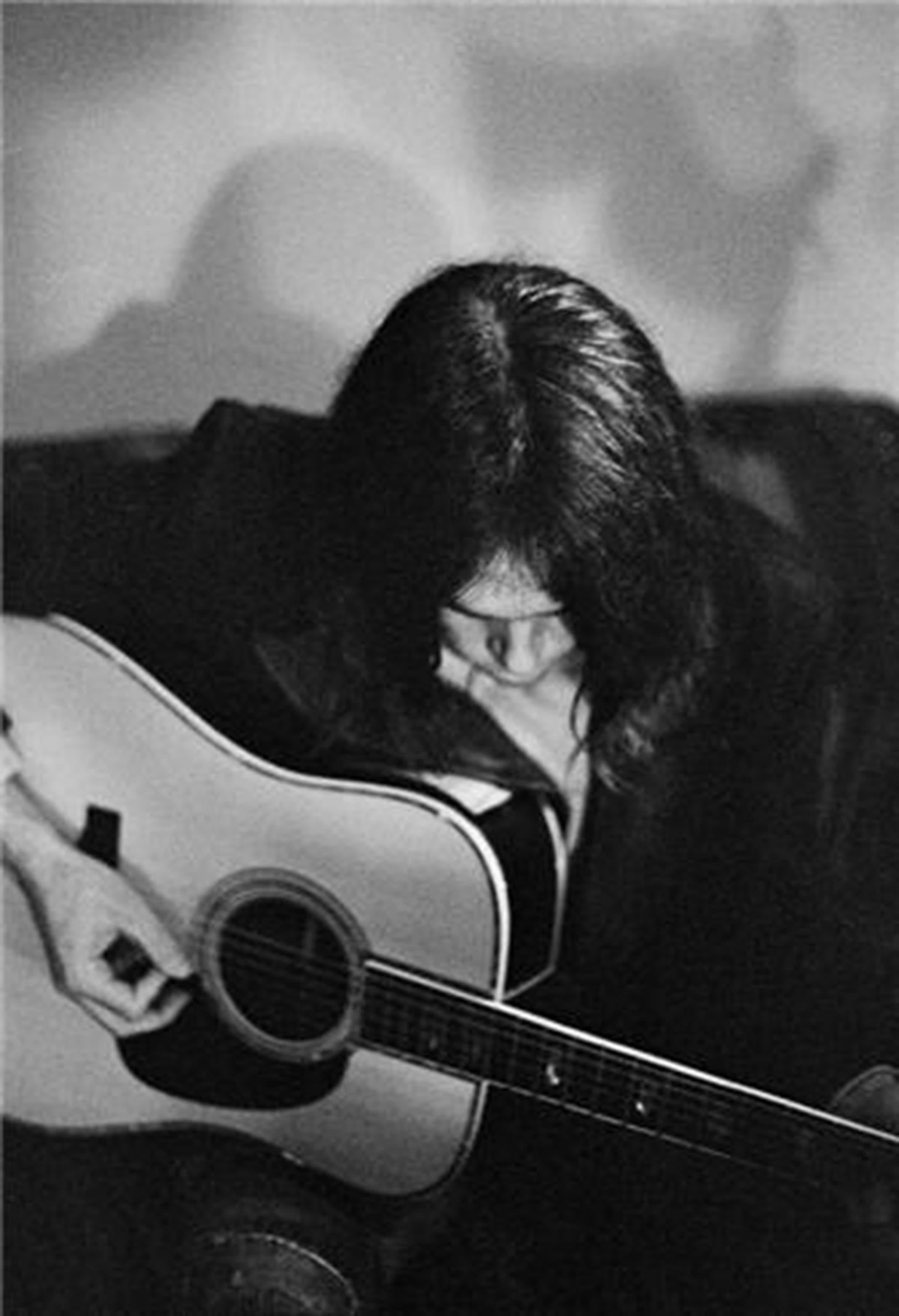 Joel Bernstein Black and White Photograph - Neil Young, New York, NY 1970