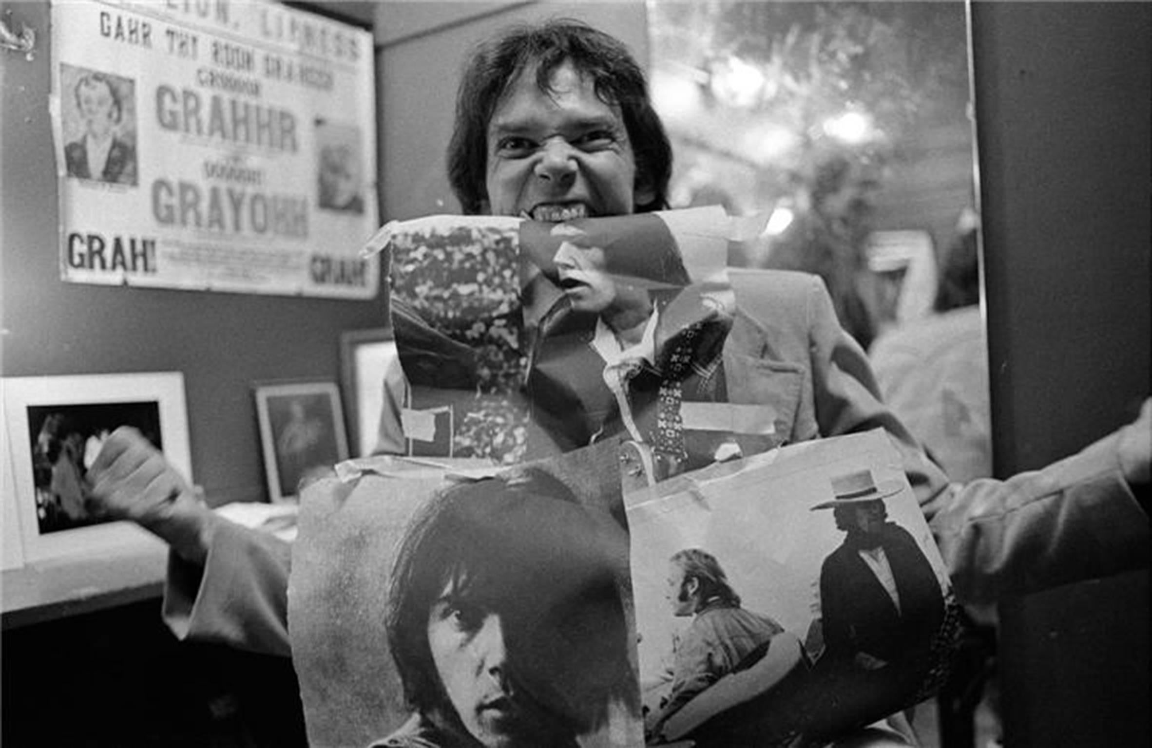 Joel Bernstein Portrait Photograph - Neil Young, San Francisco, CA 1978