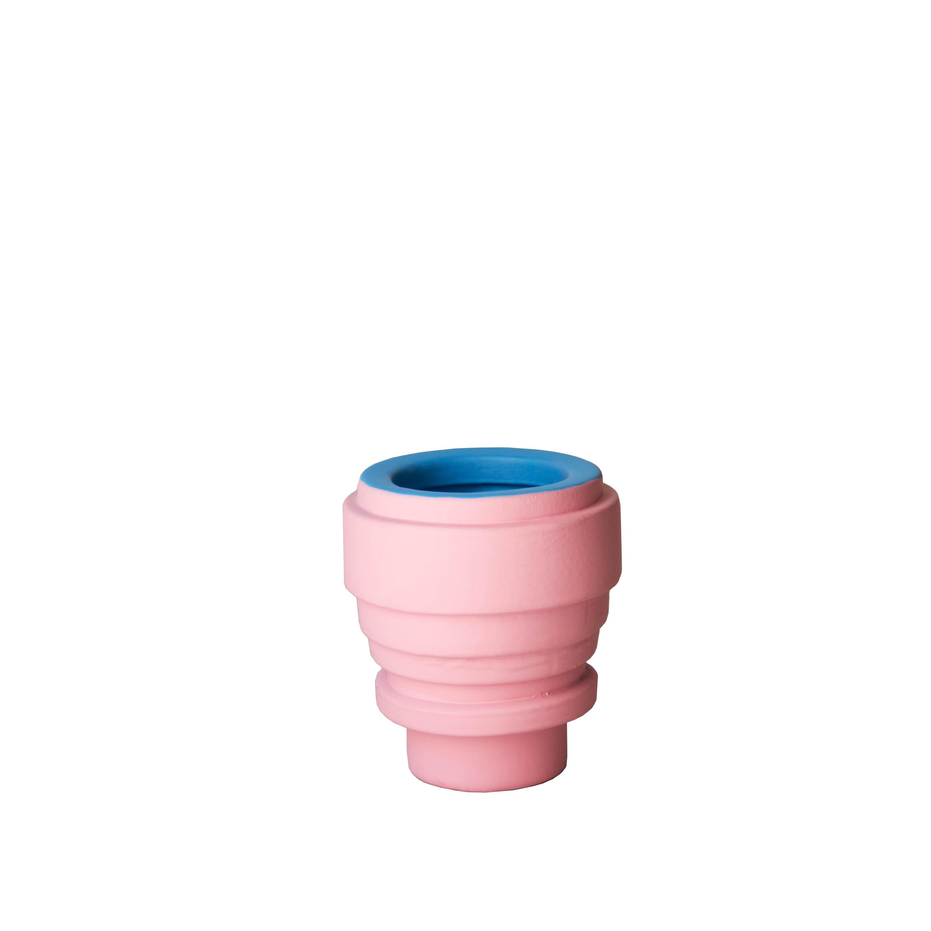 Joel Blanco Contemporary Foam Rubber Pink Blue Vases, Spain, 2019 In New Condition In Madrid, ES