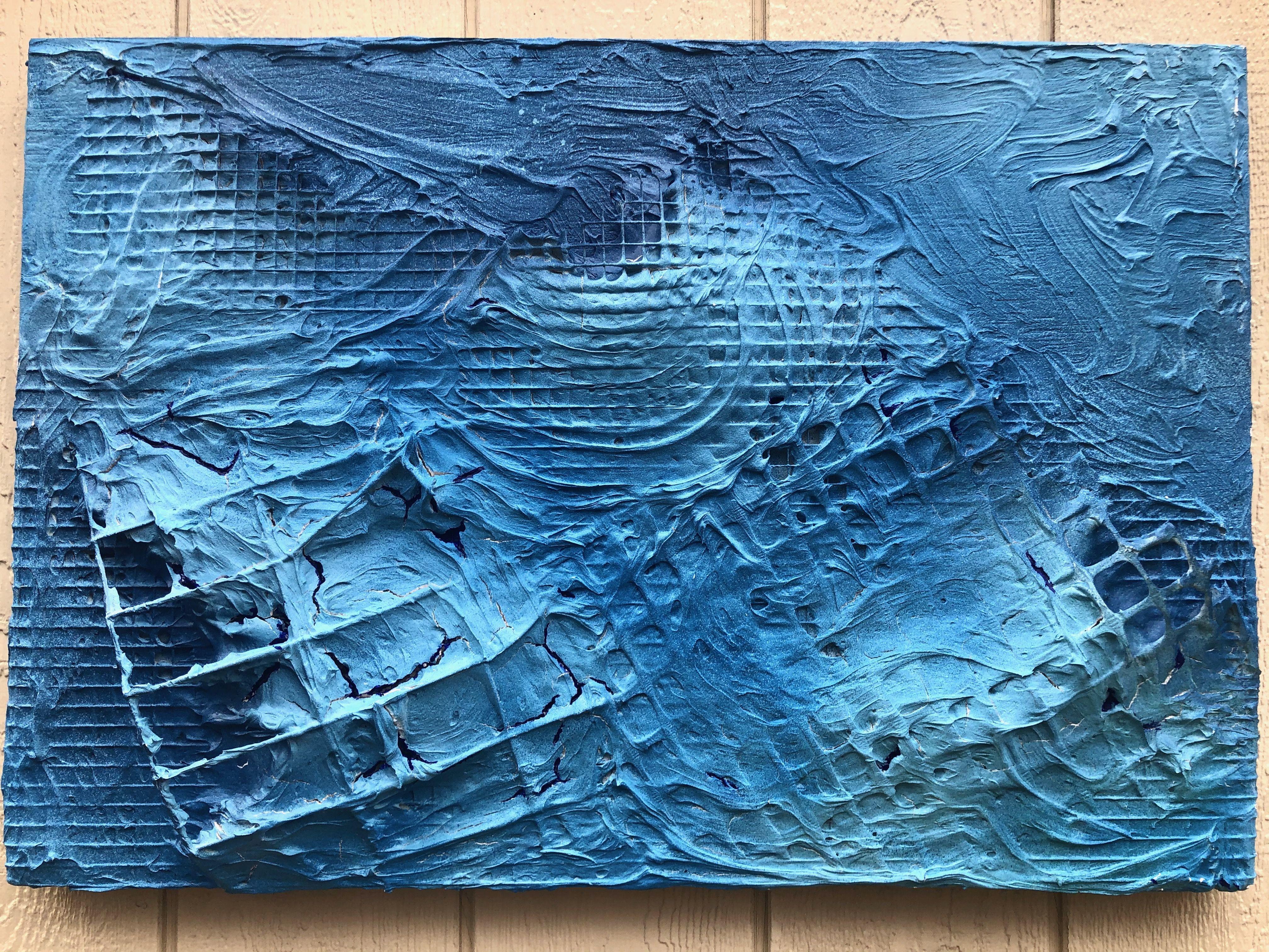 Ocean Waves, Mixed Media on Other - Abstract Mixed Media Art by Joel Blenz