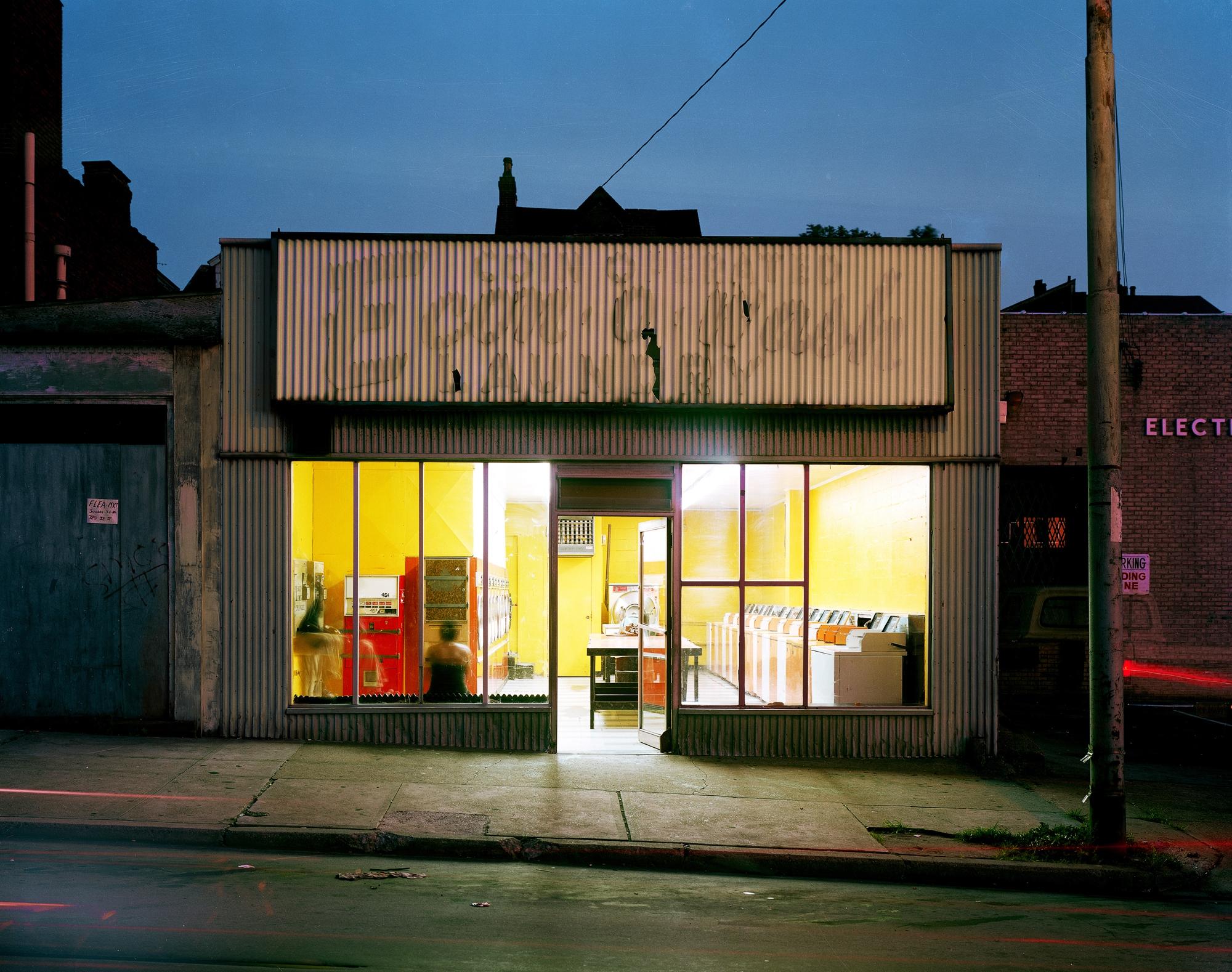 Joel Degrand Color Photograph - Econ-O-Wash, Pittsburgh, PA, Photograph, Archival Ink Jet