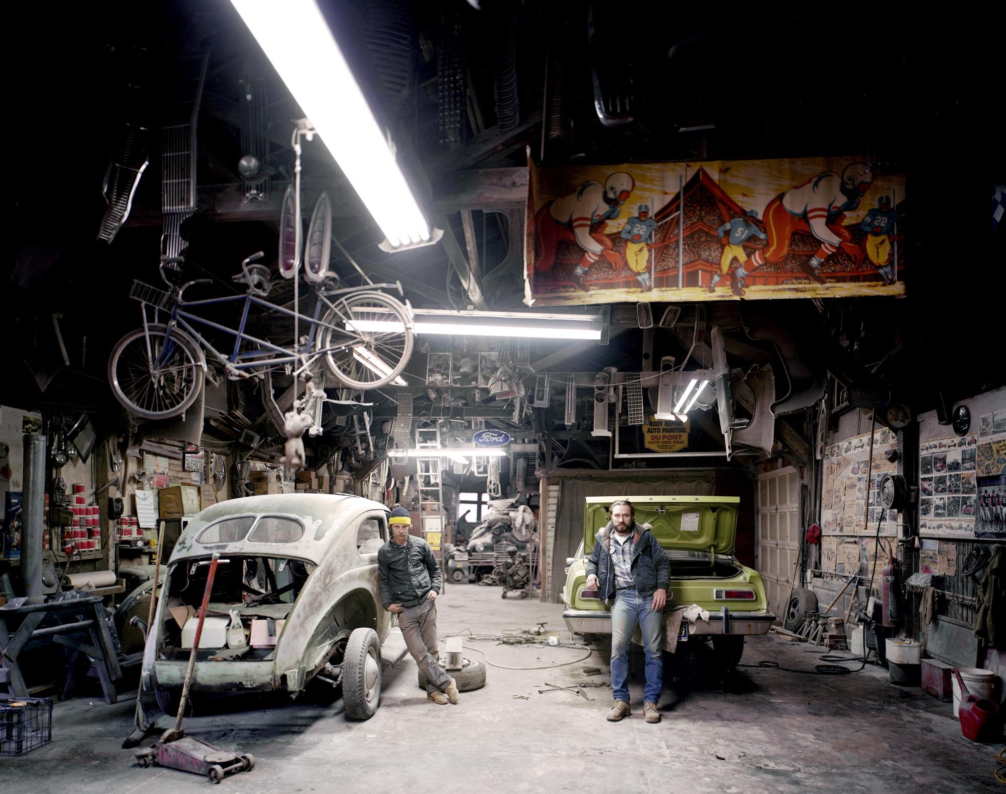Joel Degrand Color Photograph - West End Garage, Pittsburgh, PA, Photograph, Archival Ink Jet