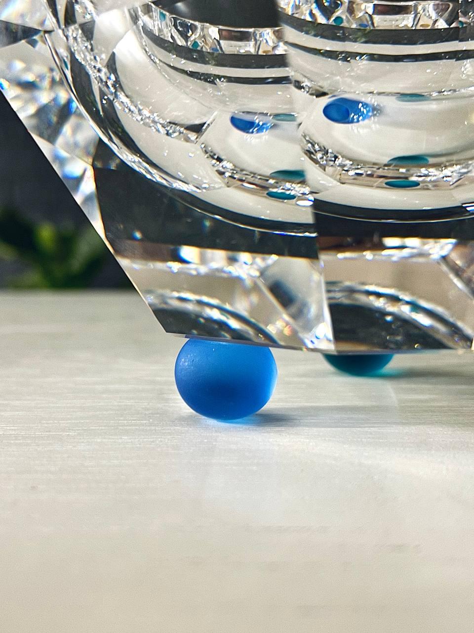 Joel Desgrippes Crystal Colorado Bowl for Swarovski 1