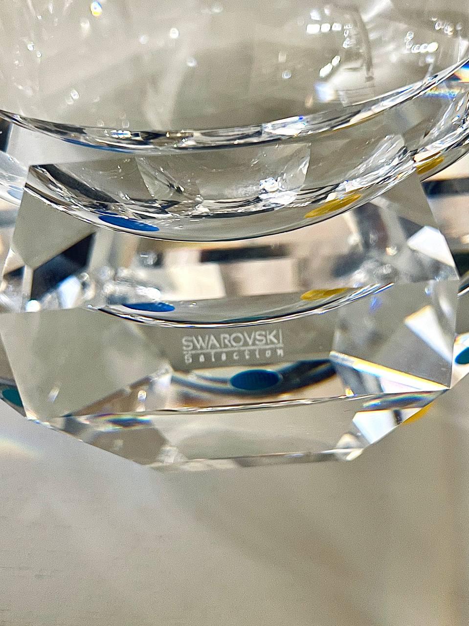 Joel Desgrippes Crystal Colorado Bowl for Swarovski 3