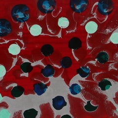 Joel D'Orazio Polyurethane on Mahogany Board Titled "Peacock"