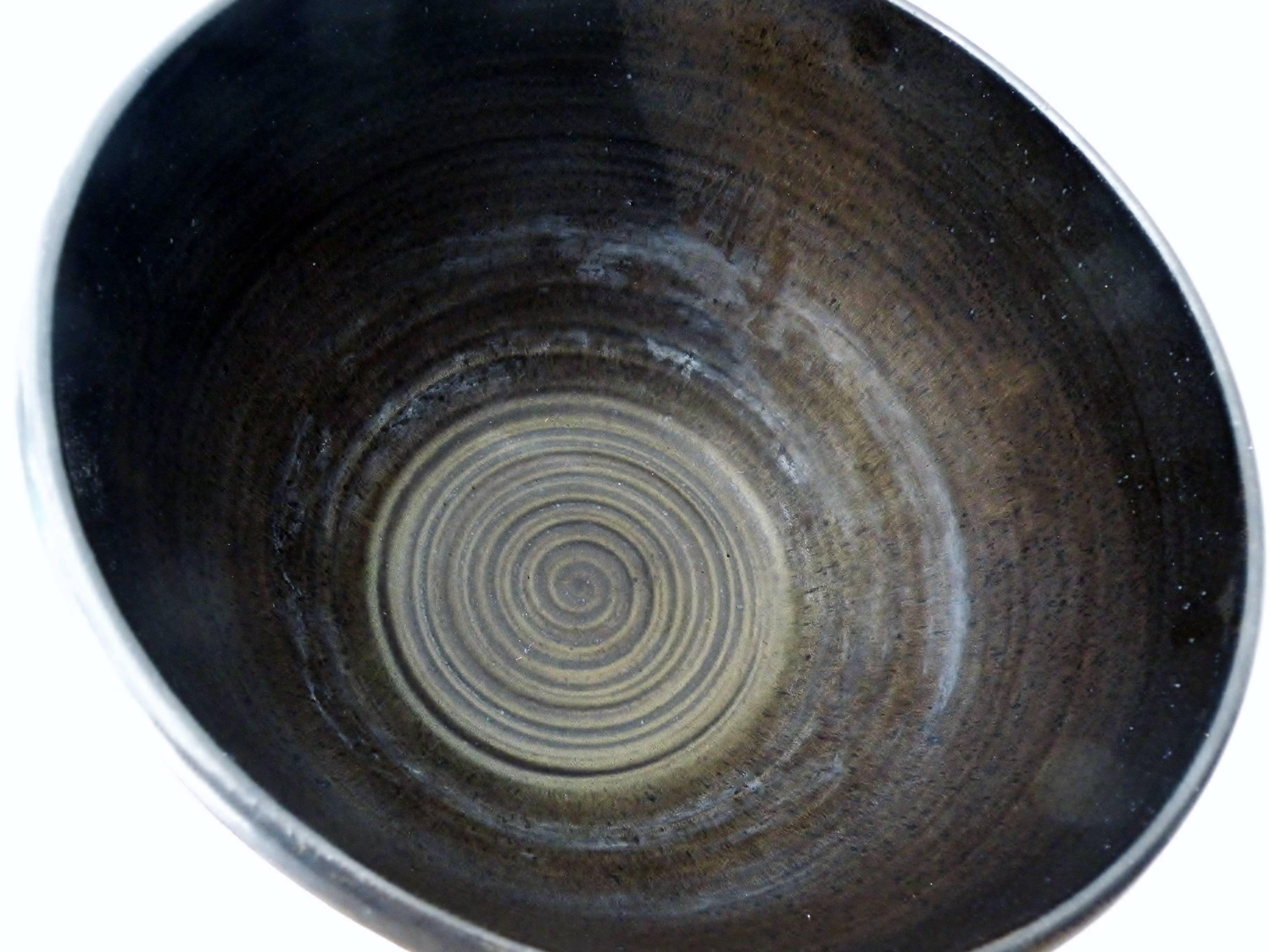 Ceramic Joel Edwards Abstract California Studio Pottery Large Bowl or Planter For Sale