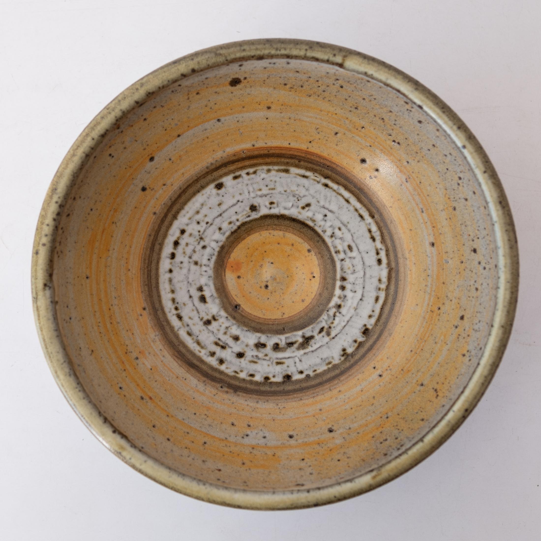 Milieu du XXe siècle Joel Edwards California Studio Pottery Bol en vente