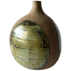 Joel Edwards California Studio Stoneware Triple Sided Vase 