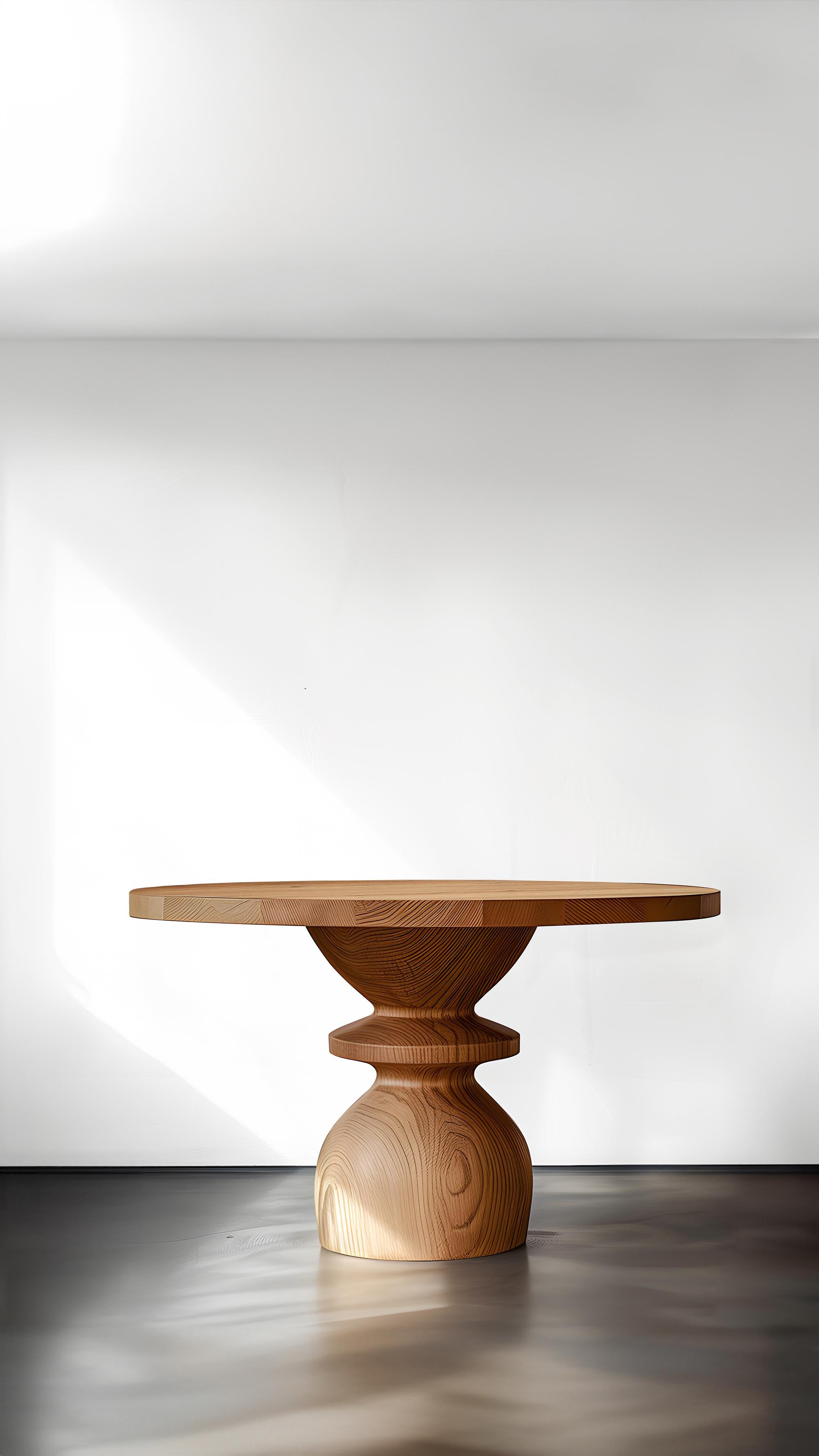 Hand-Crafted Joel Escalona Designs Socle Dessert Tables, Sweet in Solid Wood No22 For Sale